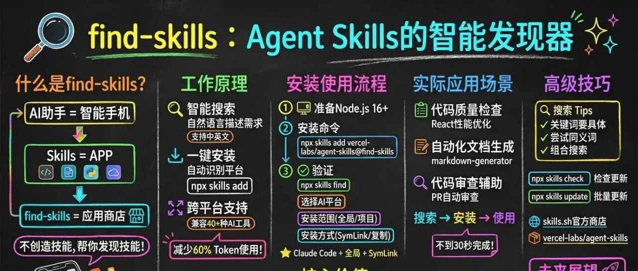 find-skills Getting Started Guide: The Intelligent Finder of Agent Skills