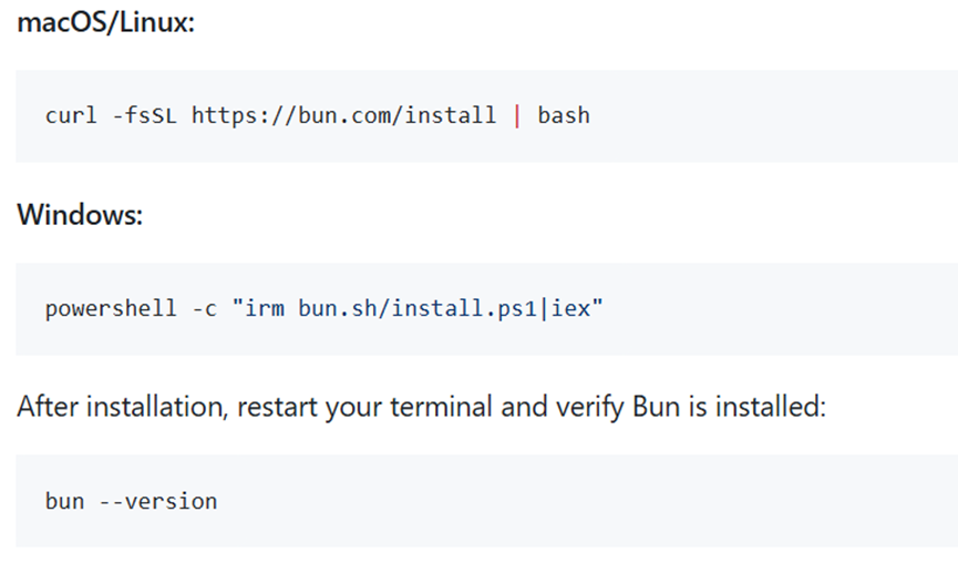 Installation Process