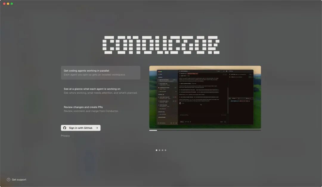 Conductor Mac Application Experience Image