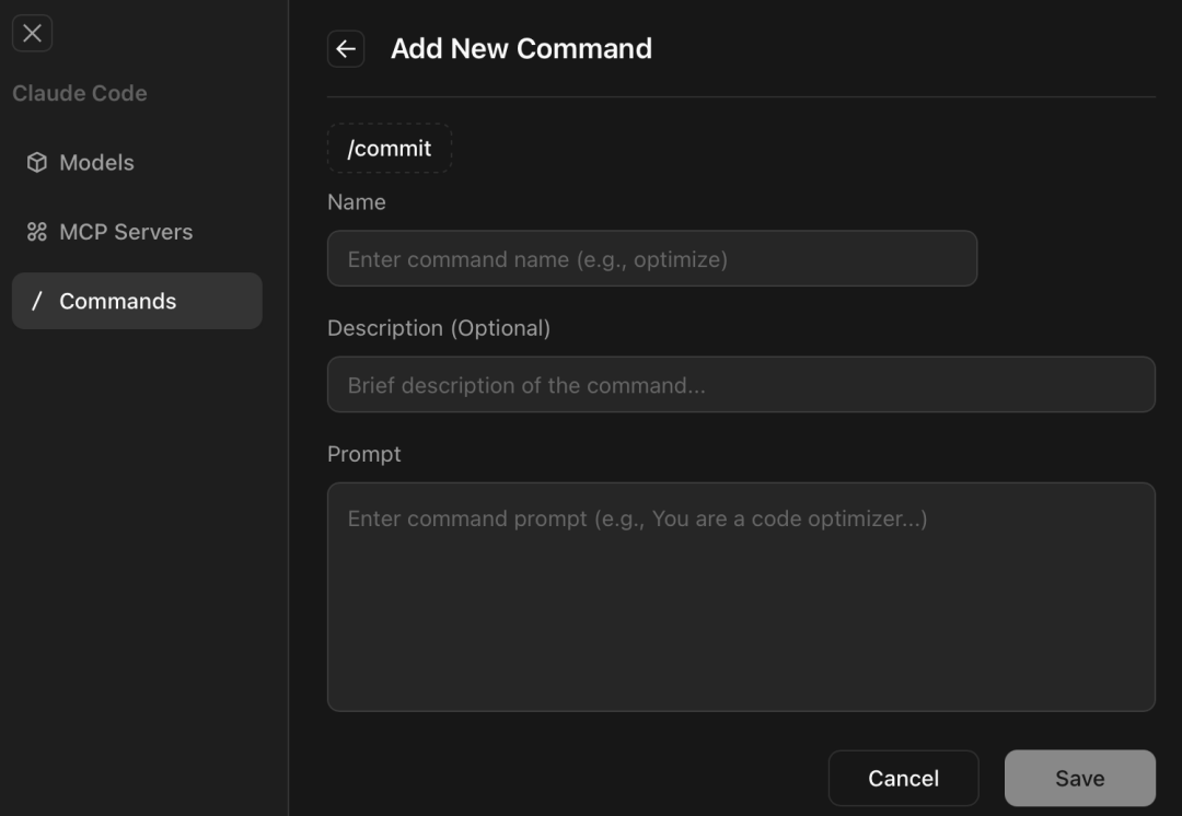 Konfiguracja Command